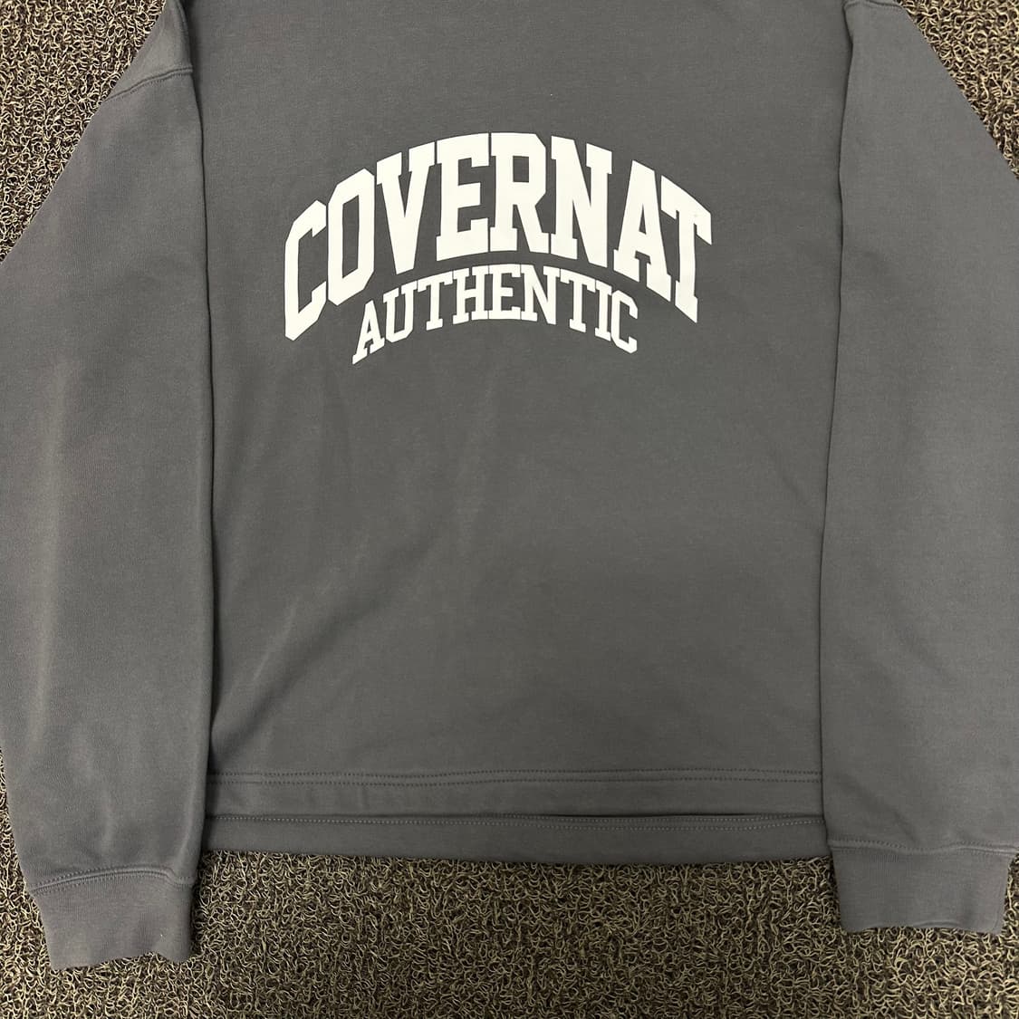 커버낫 맨투맨 차콜 M 상품이미지4