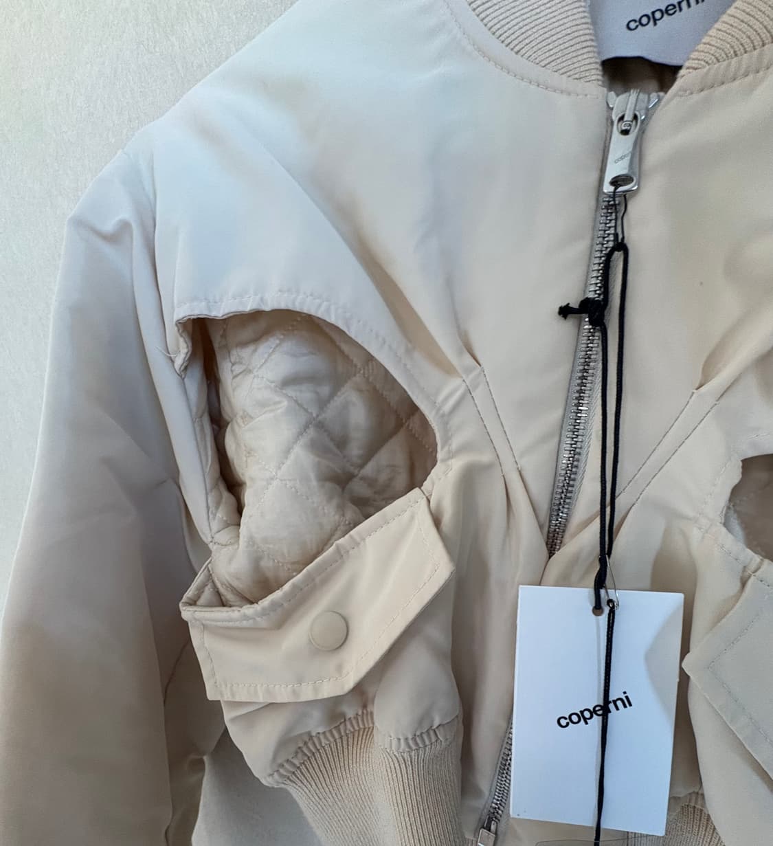 코페르니 coperni 2023 컷아웃 크롭 봄버자켓 상품이미지1