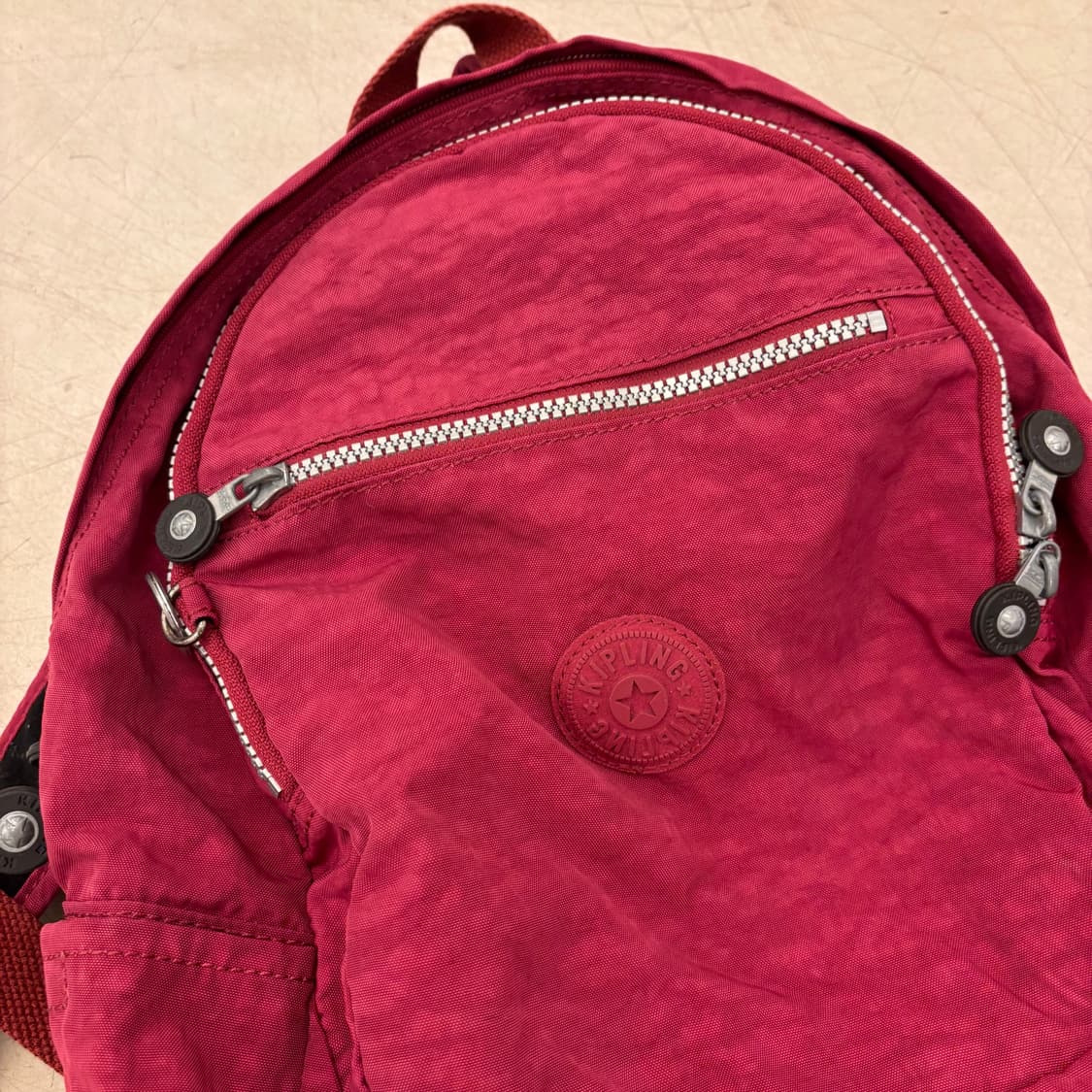 키플링 레드 미니 백팩 상품이미지2