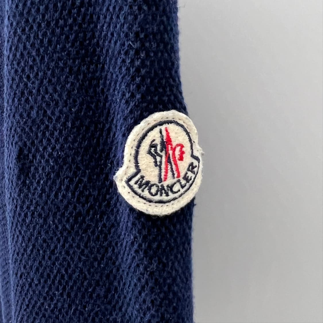 [L사이즈] 몽클레어 긴팔 니트 네이비 상품이미지5