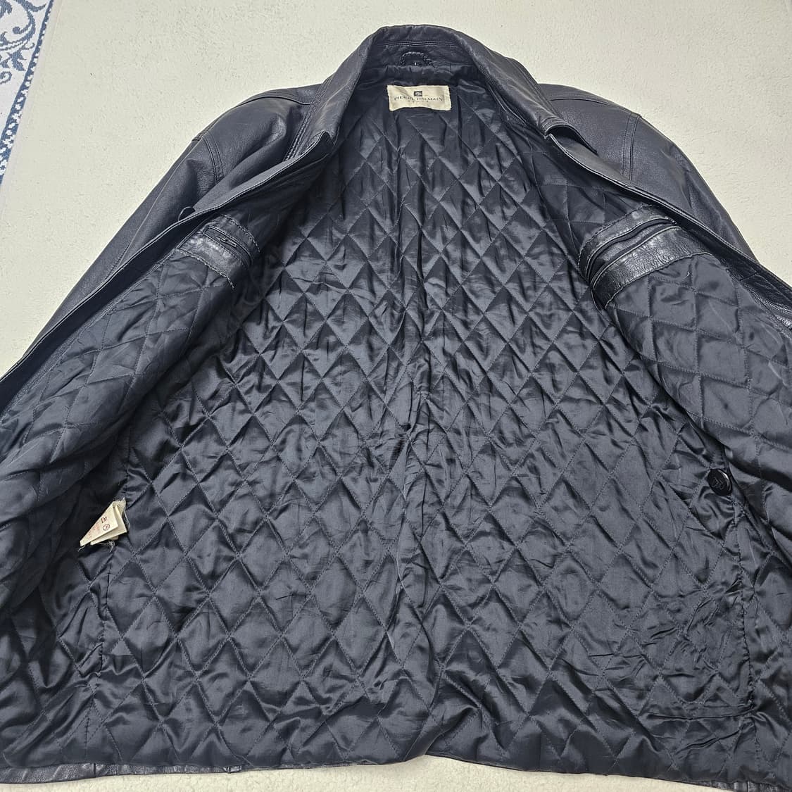 [L] 피에르 발망 빈티지 가죽 자켓 상품이미지6