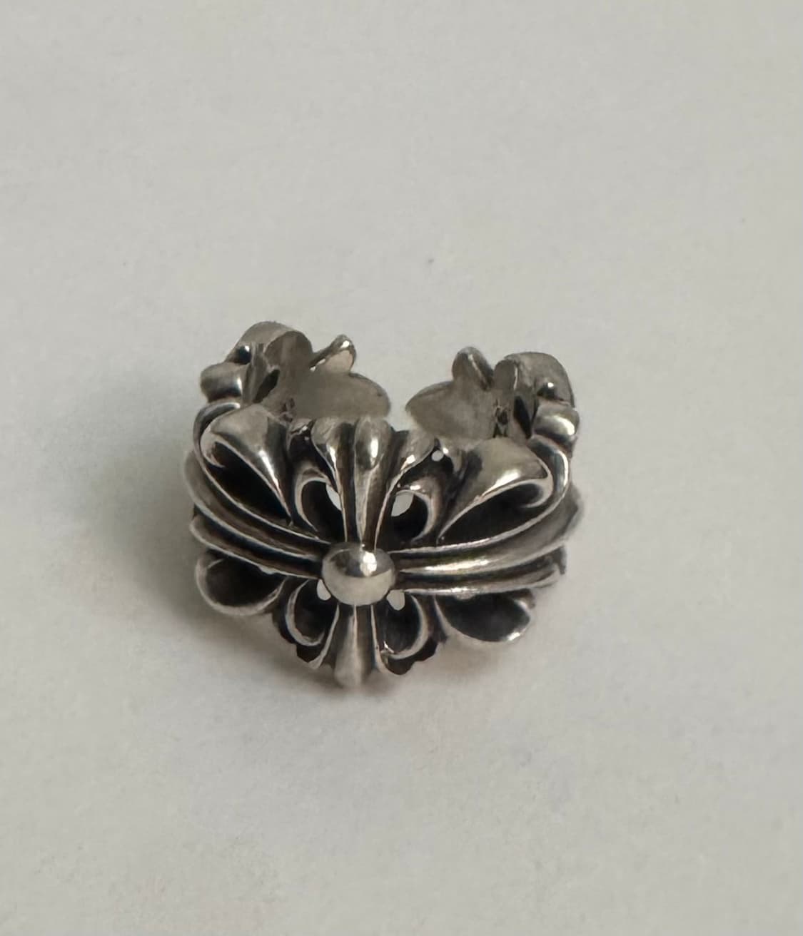 Chrome Hearts 크롬하츠 더블 플로랄 링 9호  상품이미지3