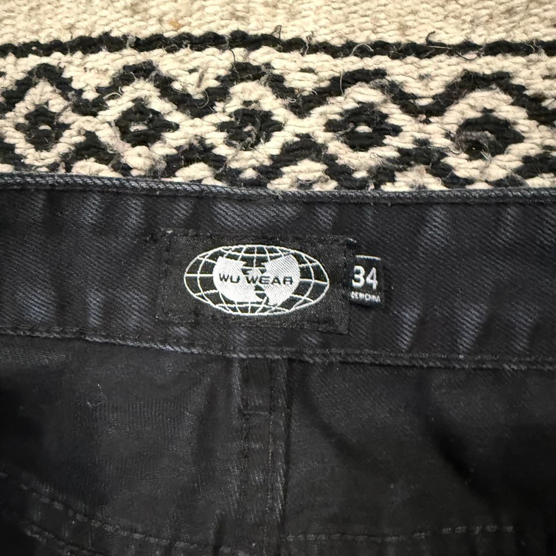 Wu wear 블랙진 34“ 상품이미지7