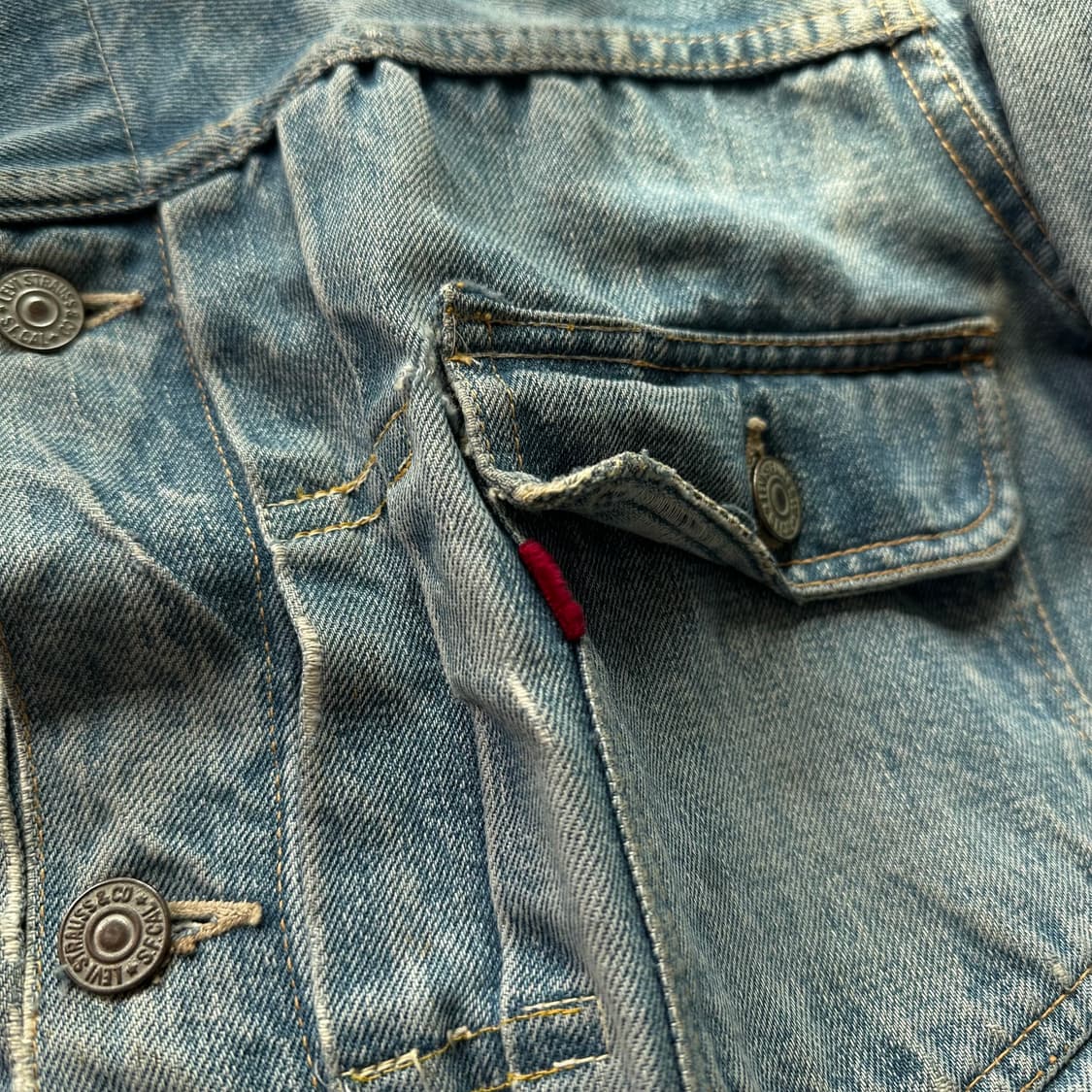 50s USA Levis 507XX 2nd Denim Jacket 상품이미지2