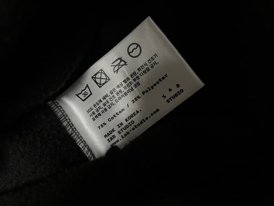 아이앱스튜디오 블랙 후드 M 상품이미지2