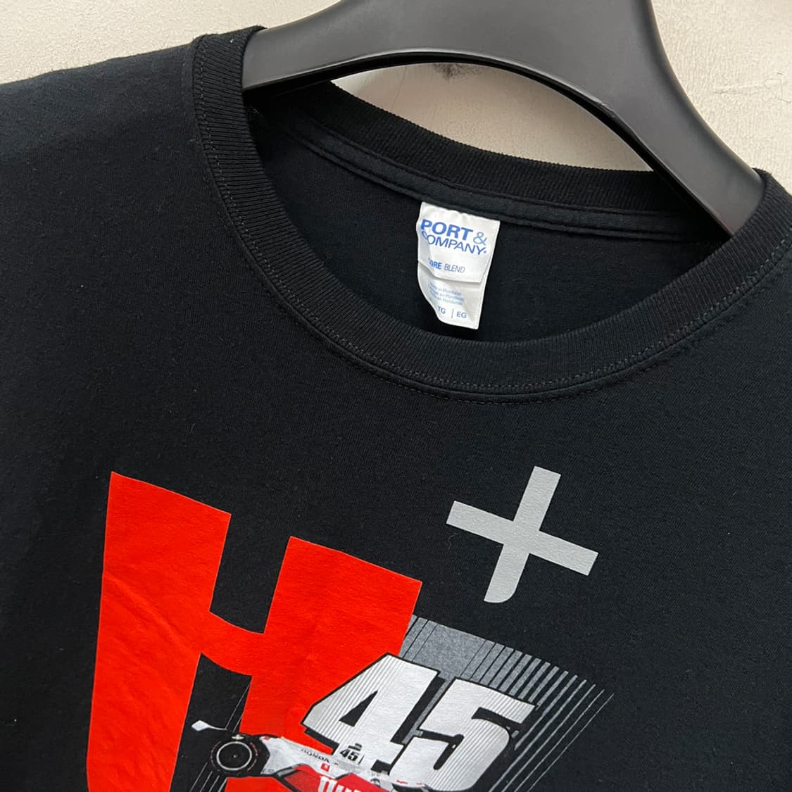 USA 포트앤컴퍼니 라할 레터맨 레니간 레이싱 반팔티 XL 상품이미지4