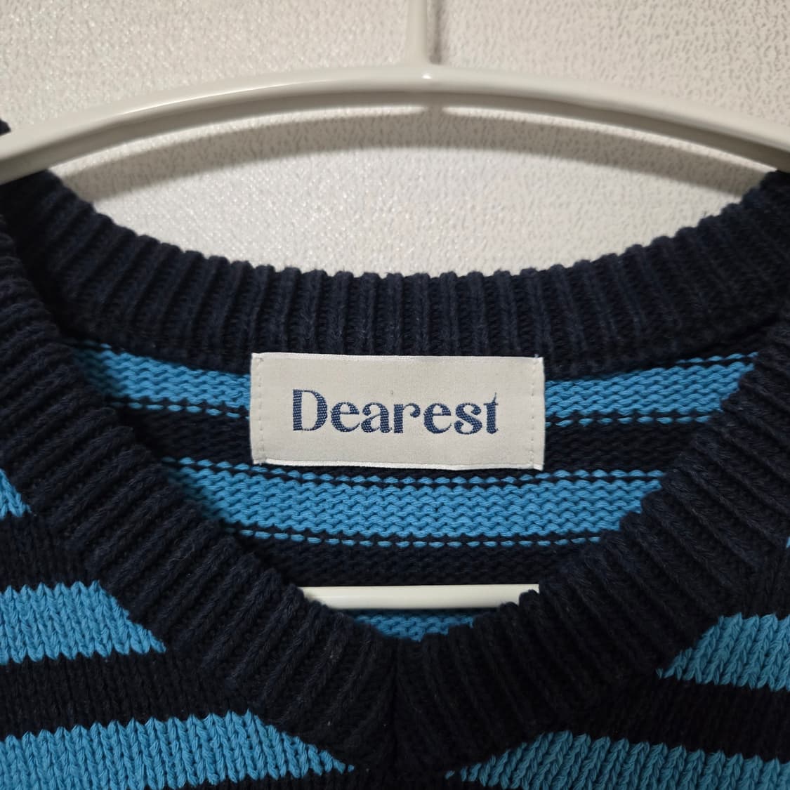 디어리스트 스트라이프 크롭 니트 / 여자 니트/여성 니트  상품이미지2