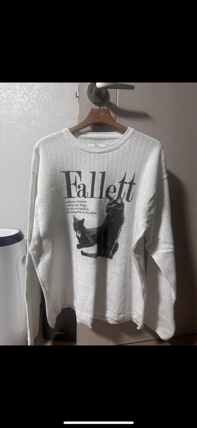 [팔렛Fallett] 듀스 네로 롱슬리브 니트 아이보리 M 상품이미지2