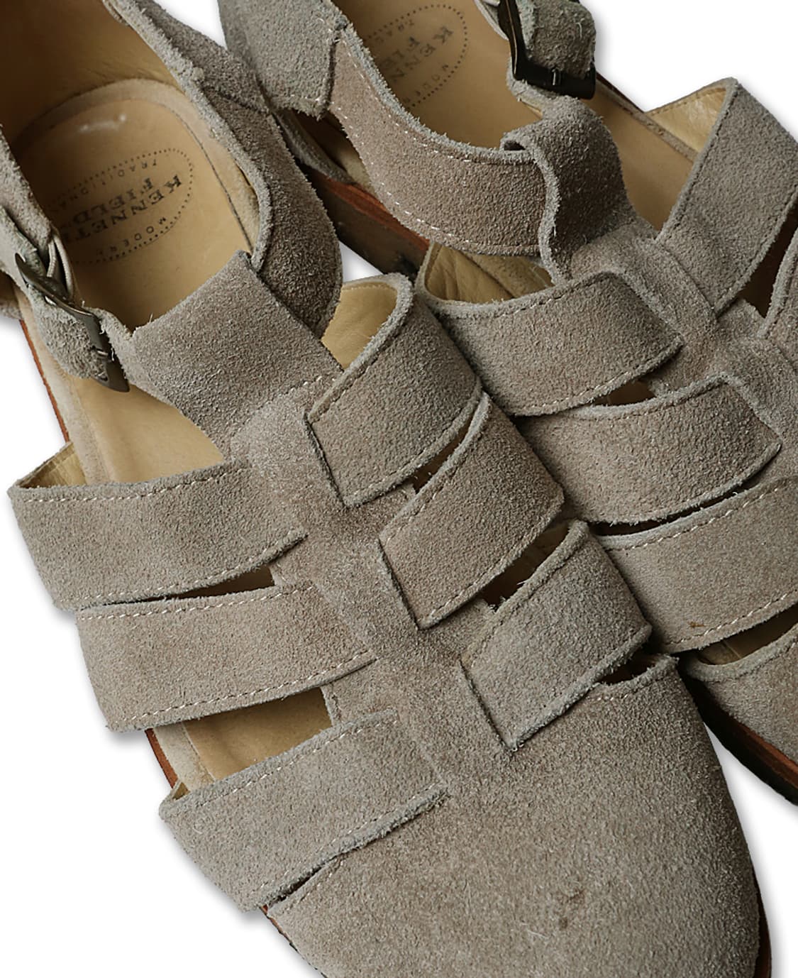 케네스 필드 [Kenneth Field] 베이지 스웨이드 구르카 샌들 상품이미지2