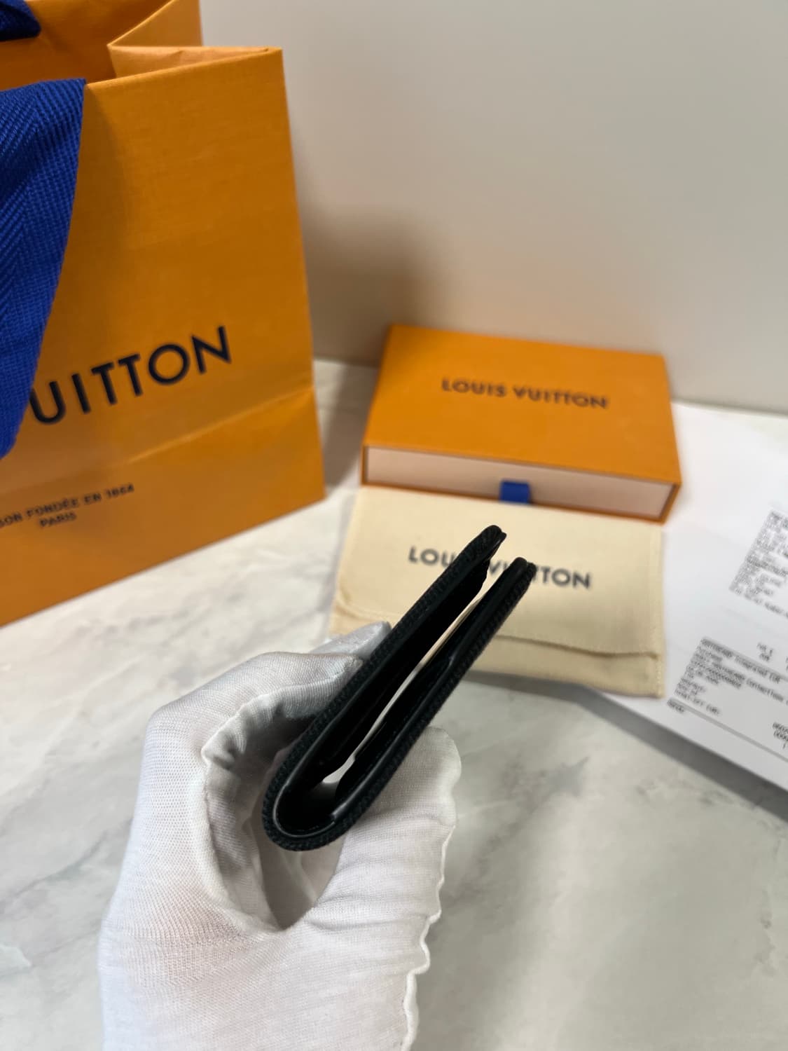 루이비통 포켓 LV 블라손 데님 오거나이저 지갑 M14148 상품이미지5