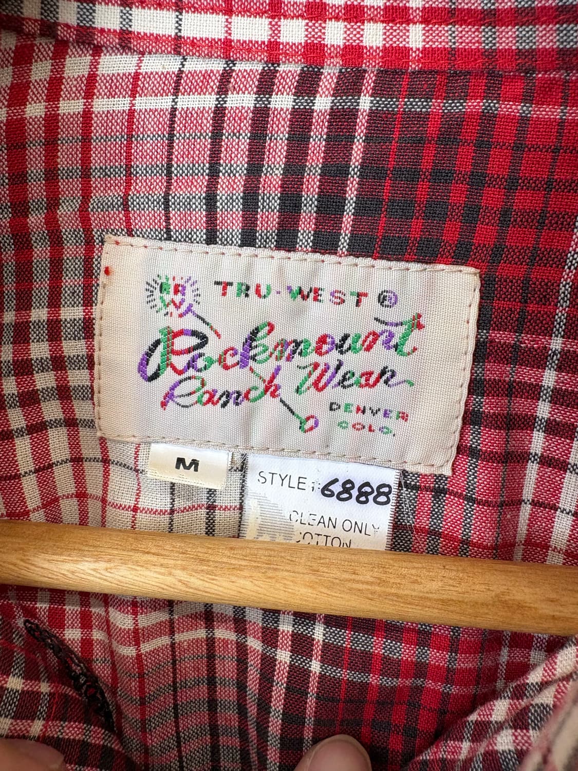 락마운트 랜치웨어 빈티지 웨스턴 셔츠 상품이미지7