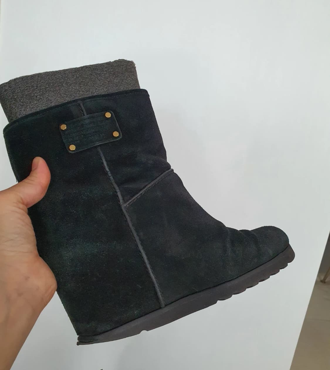 마크 바이 마크 제이콥스 블랙 스웨이드 앵클 부츠 230 상품이미지4