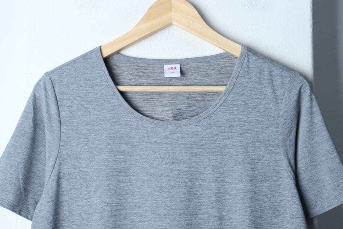 W(2XL) JDX 반팔 티셔츠 빅사이즈 골프 기능성 그레이-H32597 상품이미지3