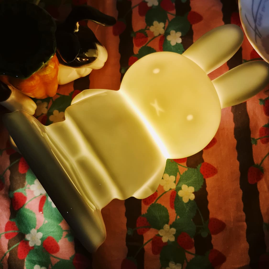 88s 미피 토끼 오리지널 포셀린 도자기 램프 상품이미지10