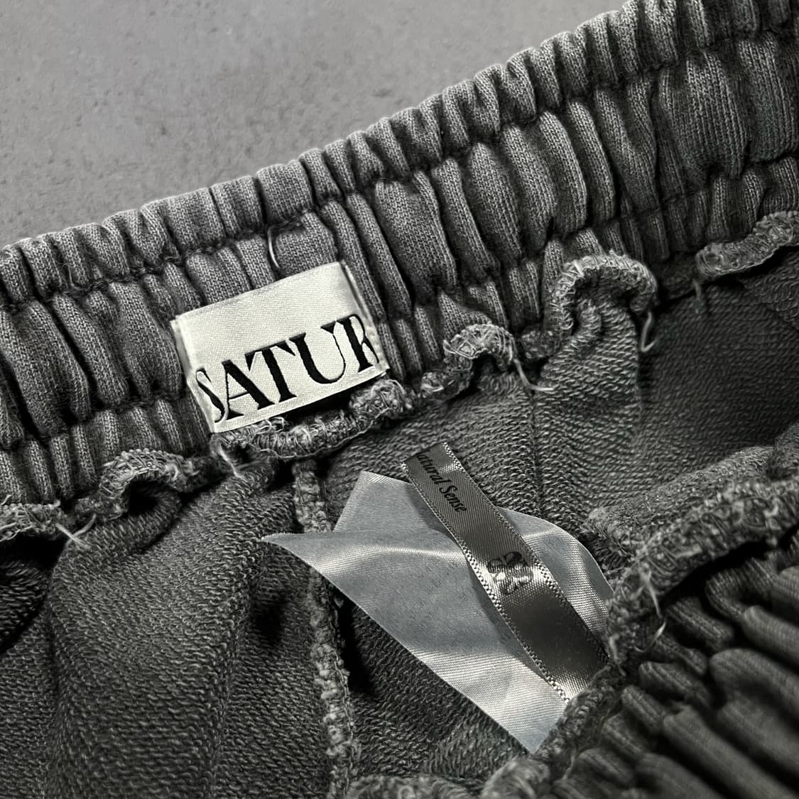 세터 워싱 그레이 와이드 스웻 팬츠 상품이미지4