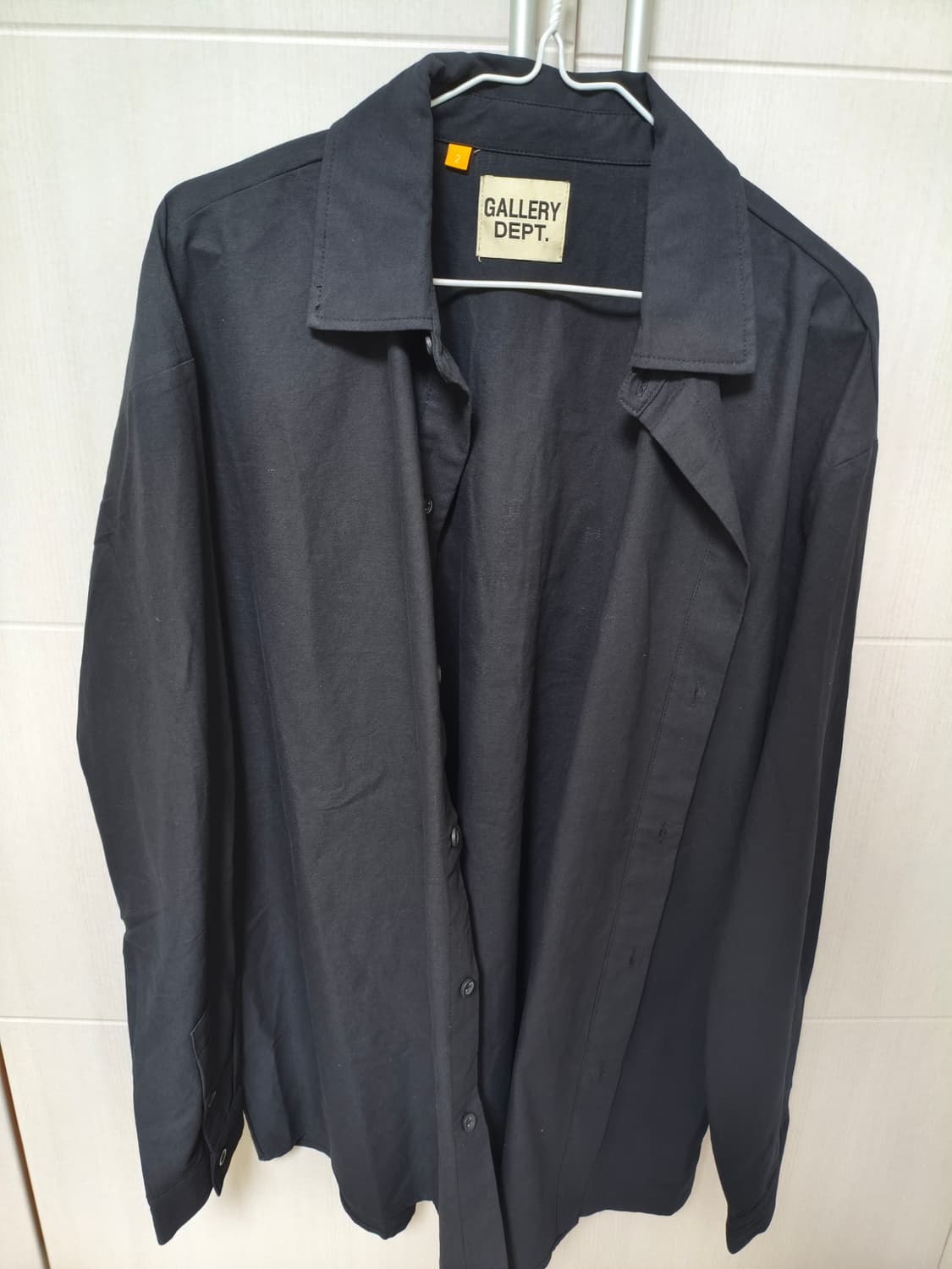 갤러리 뎁트 셔츠 블랙 2 사이즈 상품이미지1