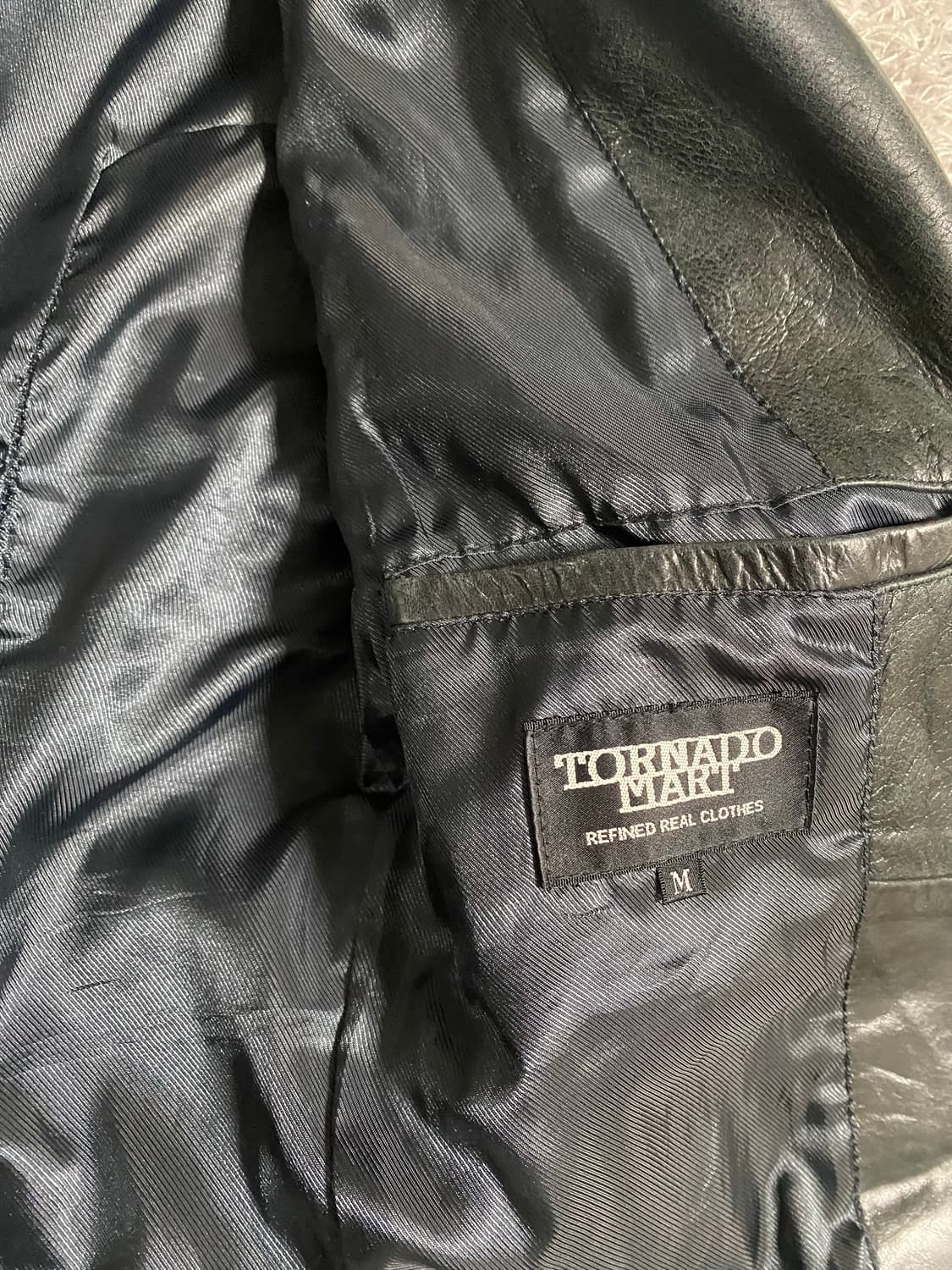 00's Tornado Mart leather jacket 상품이미지5