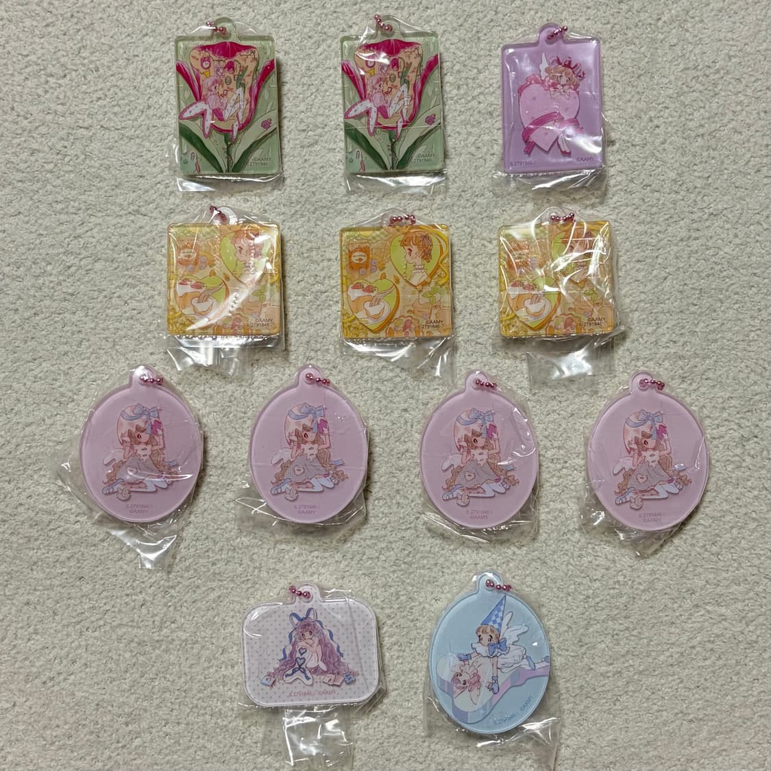 반다이 AAMY 아크릴 키링 가챠 상품이미지2