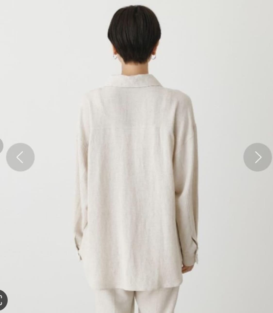 moussy 모우지 리넨 셔츠 자켓 상품이미지3