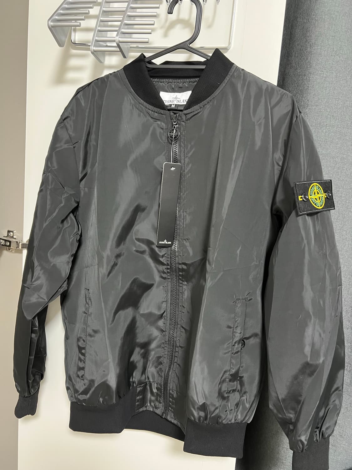 [할인] 스톤아일랜드 바람막이 블랙 상품이미지3