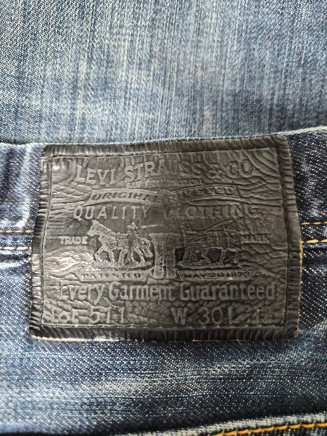 리바이스Levis 511 진청 스트레이트 워싱 30사이즈 P-234 상품이미지5