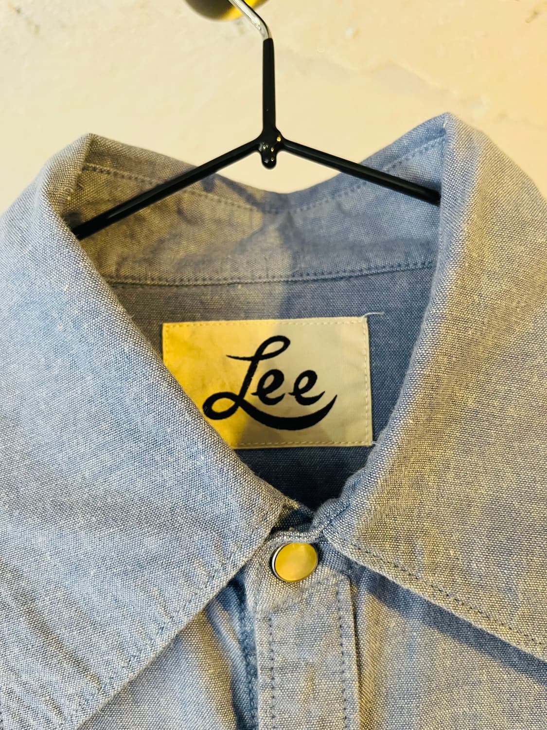 리 레이스 디테일 웨스턴 데님 셔츠 상품이미지3