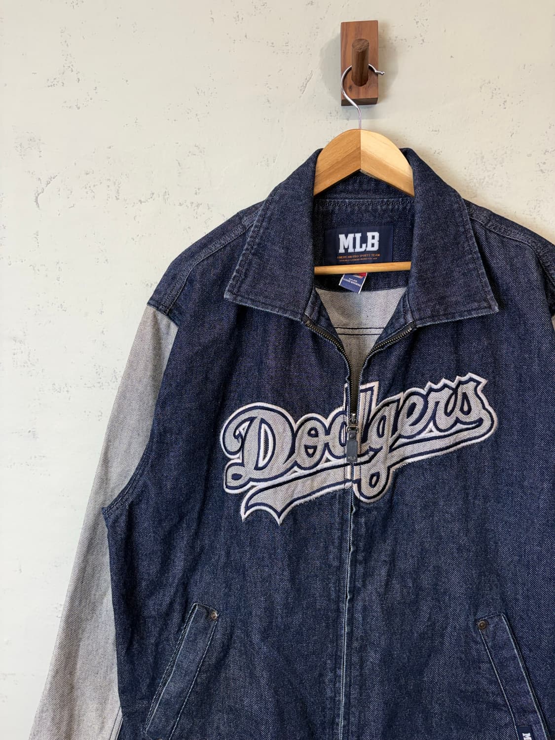MLB 엠엘비 90s 올드스쿨 다저스 데님 자켓 상품이미지6