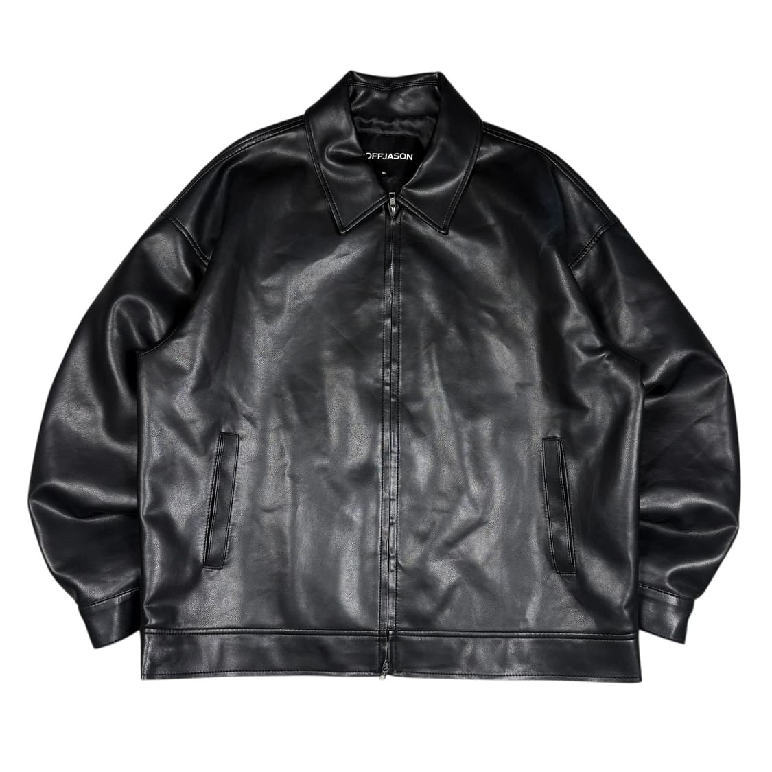 도프 제이슨 블랙컬러 레더 자켓 상품이미지1
