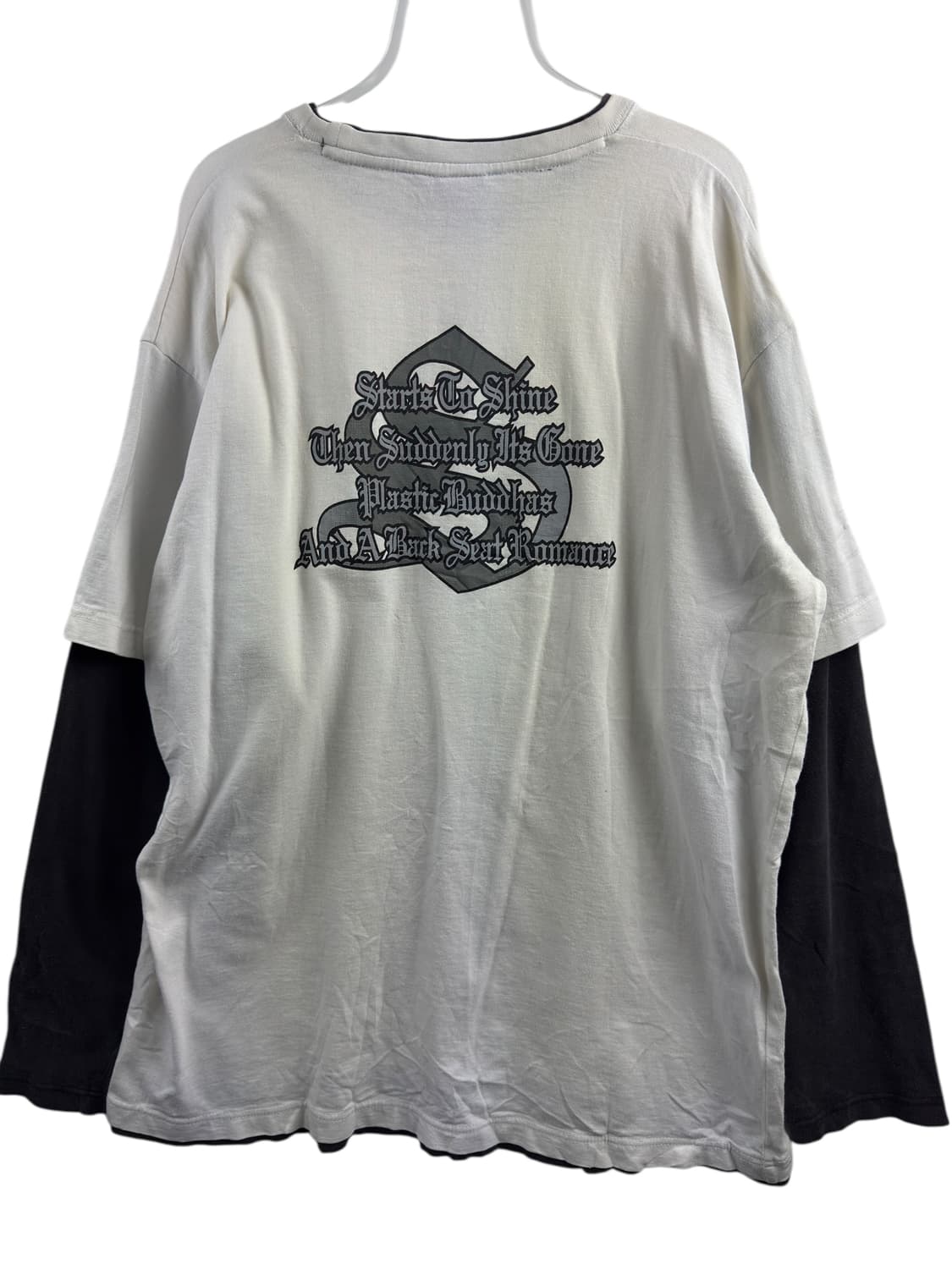 JPN Y2K 레터링 레이어드 롱슬리브1514 상품이미지1