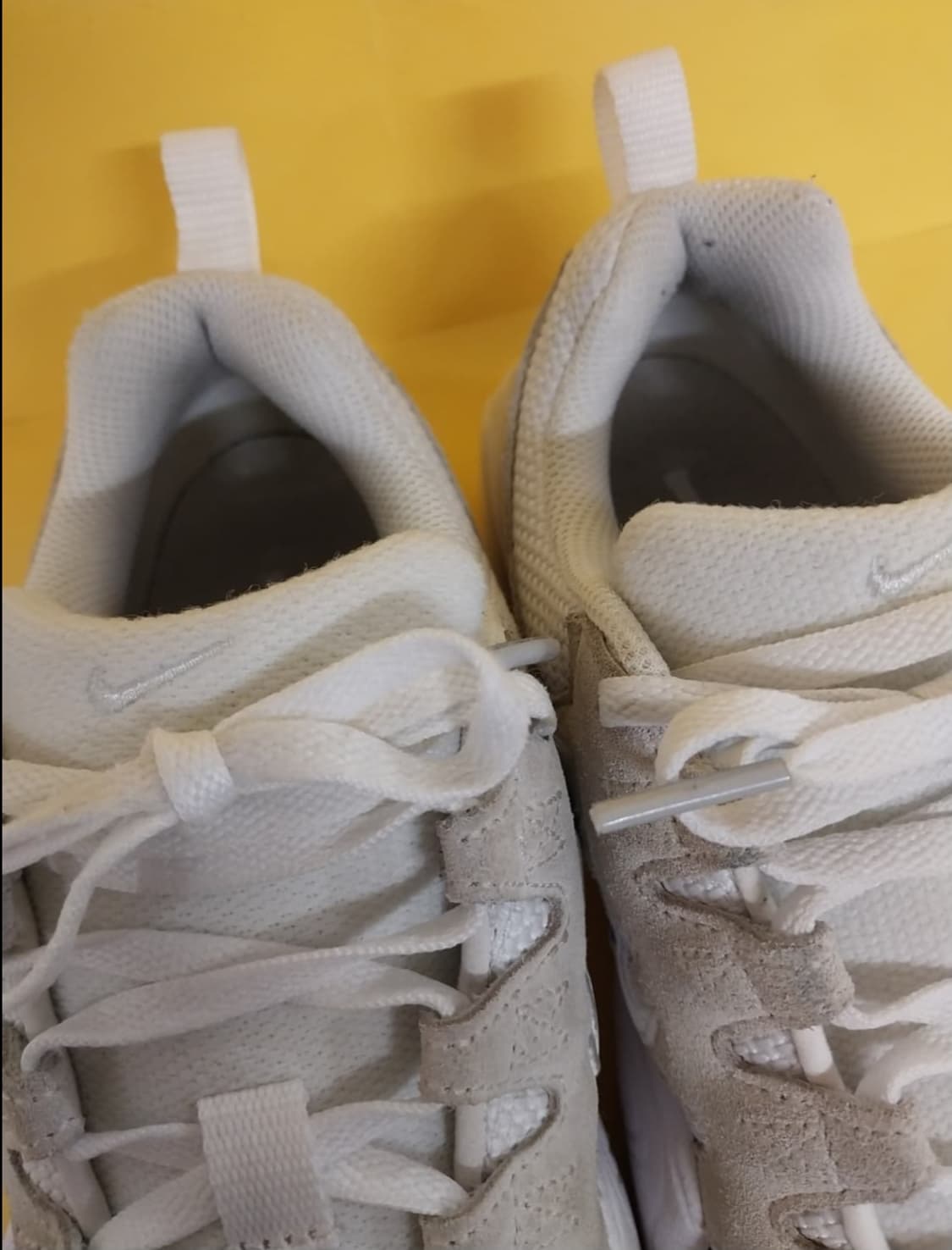 여성 나이키 테크 헤라 화이트 런닝화, 운동화 (235) 상품이미지5