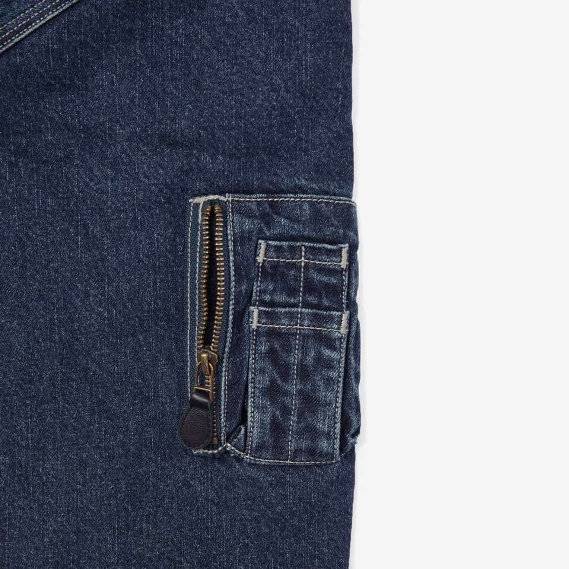 디스이즈네버댓 데님 봄버 Denim Bomber Jacket Blue 상품이미지3