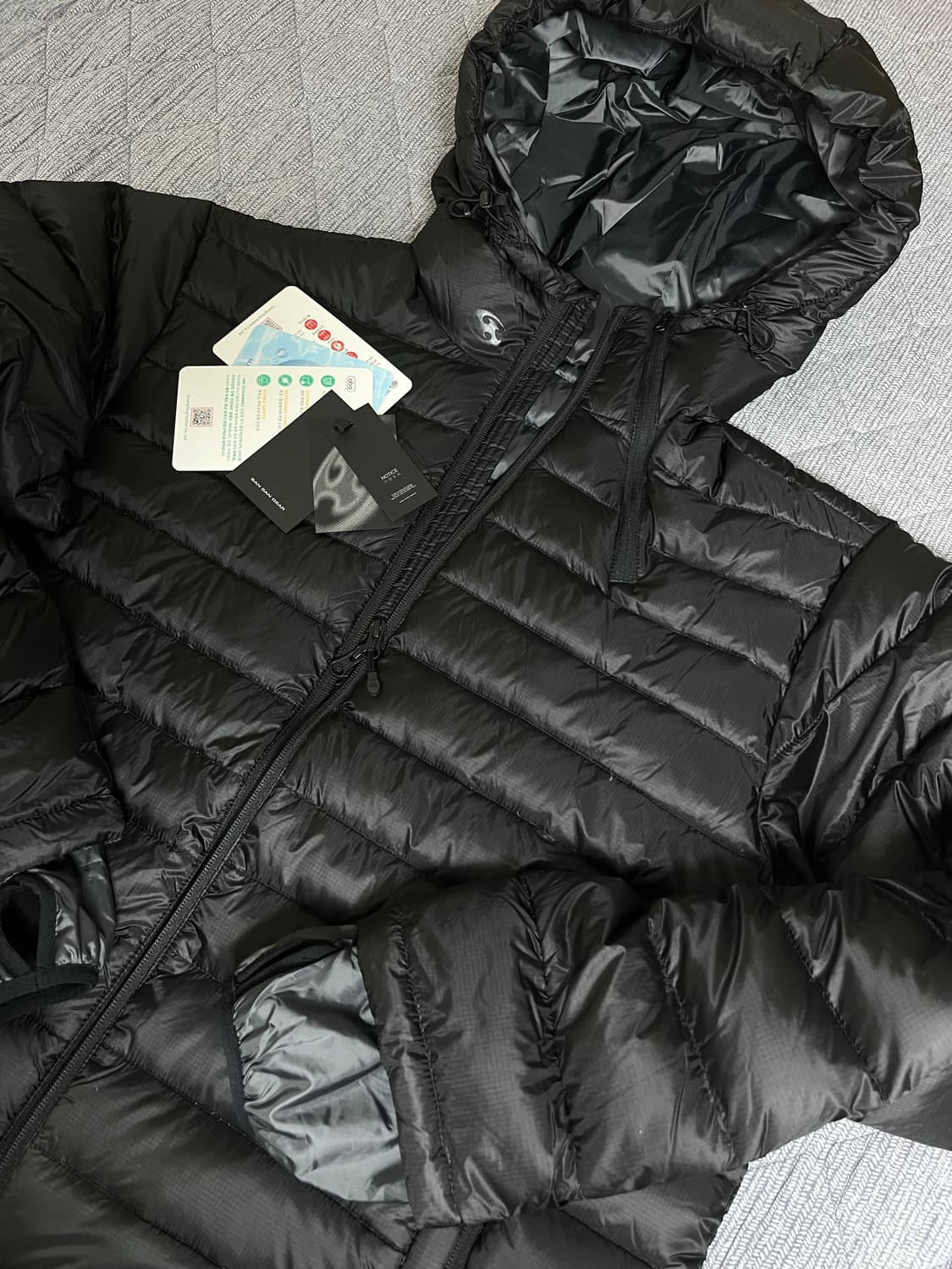 [4] 25FW 산산기어 서픽스 푸퍼 경량패딩 블랙 상품이미지2