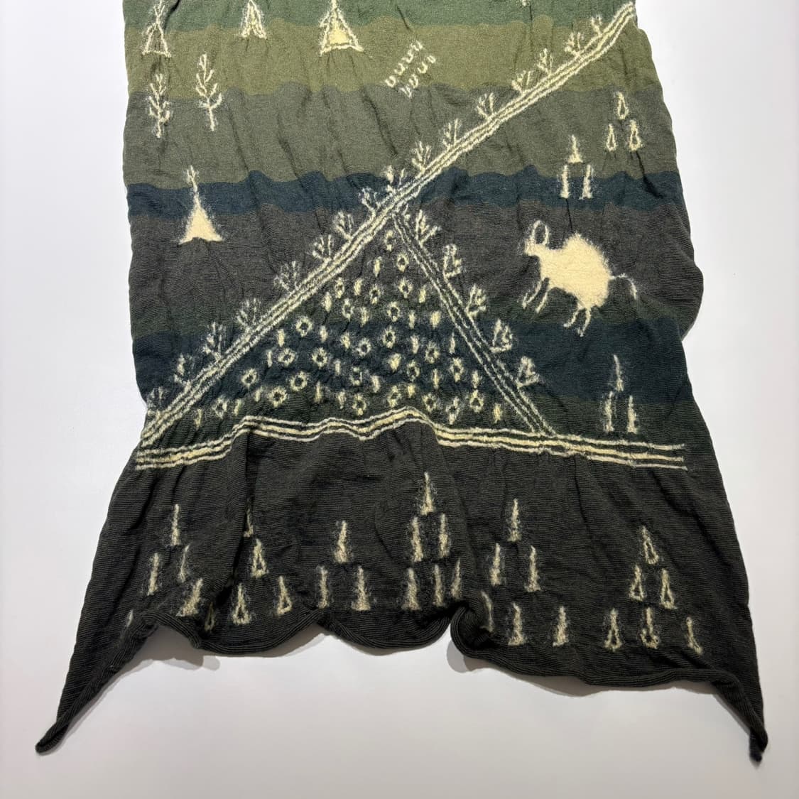 캐피탈 kapital 축융 울 산양 머플러 상품이미지2