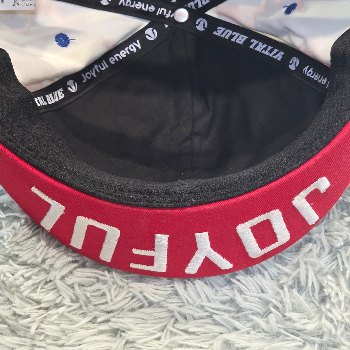 L6-2:바이탈블루 조이풀 스트라이프 그래픽 스냅백(56-59) 상품이미지7