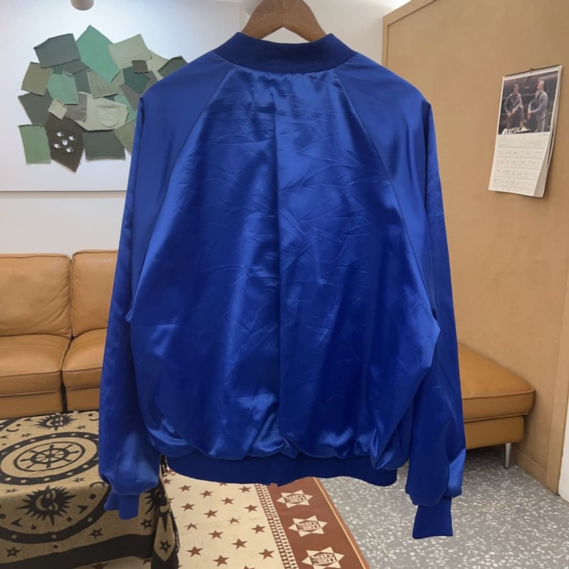 킹 루이 U.S.A 데비 레트로 펑크 새틴 바시티 자켓 XL C08741 상품이미지4