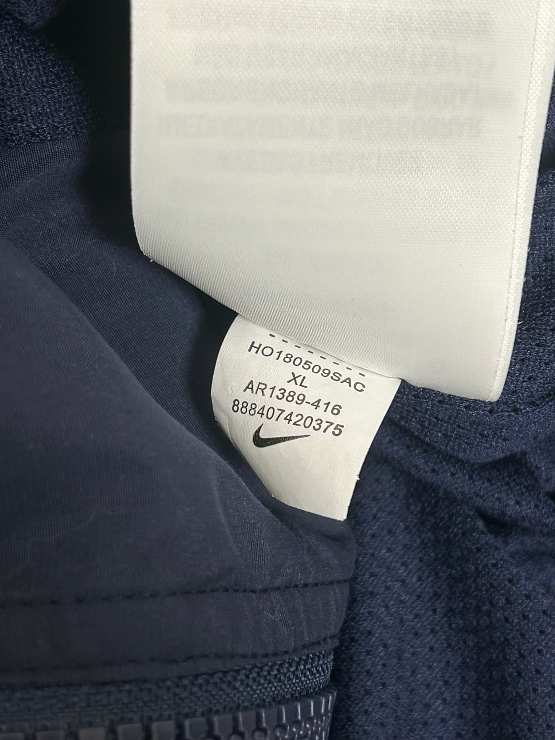 나이키 카브엠트 데저트 네이비 트랙 바람막이 자켓 상품이미지10