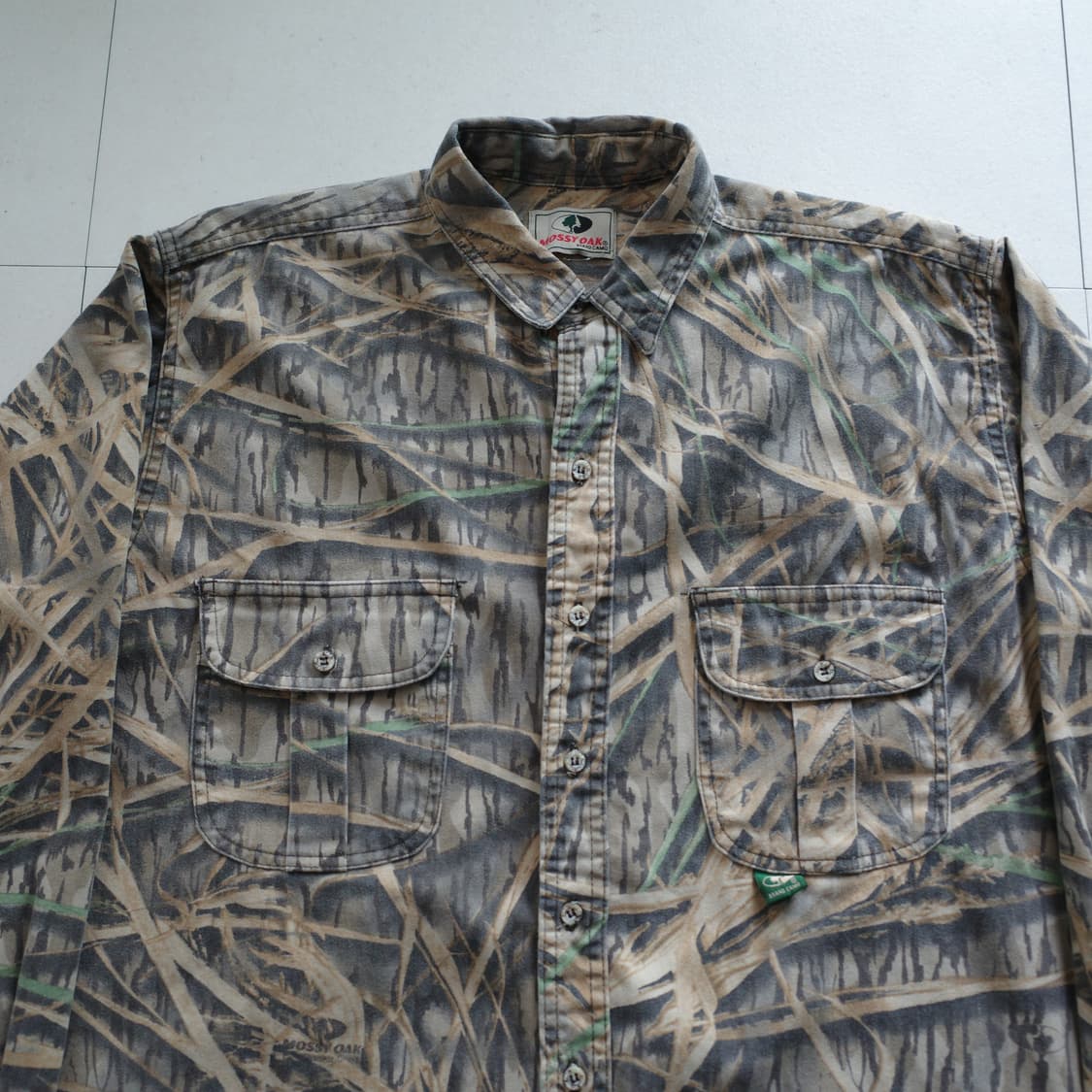 90s 미국생산  모시오크 리얼트리 플란넬 셔츠 워크셔츠 상품이미지2