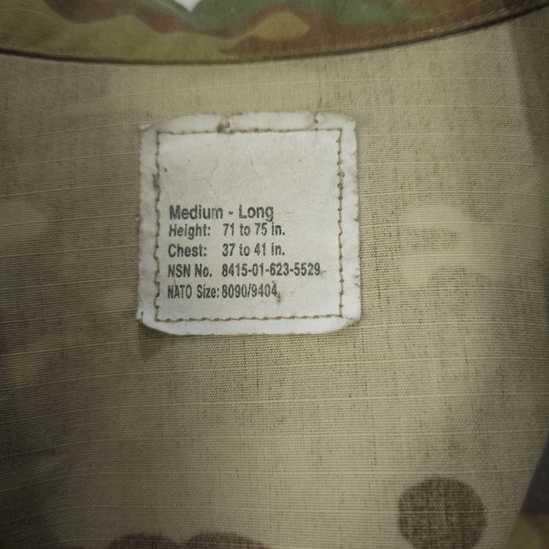 [아메리칸빈티지] 미군 OCP 멀티캠 전투복 상의 M20775 상품이미지10