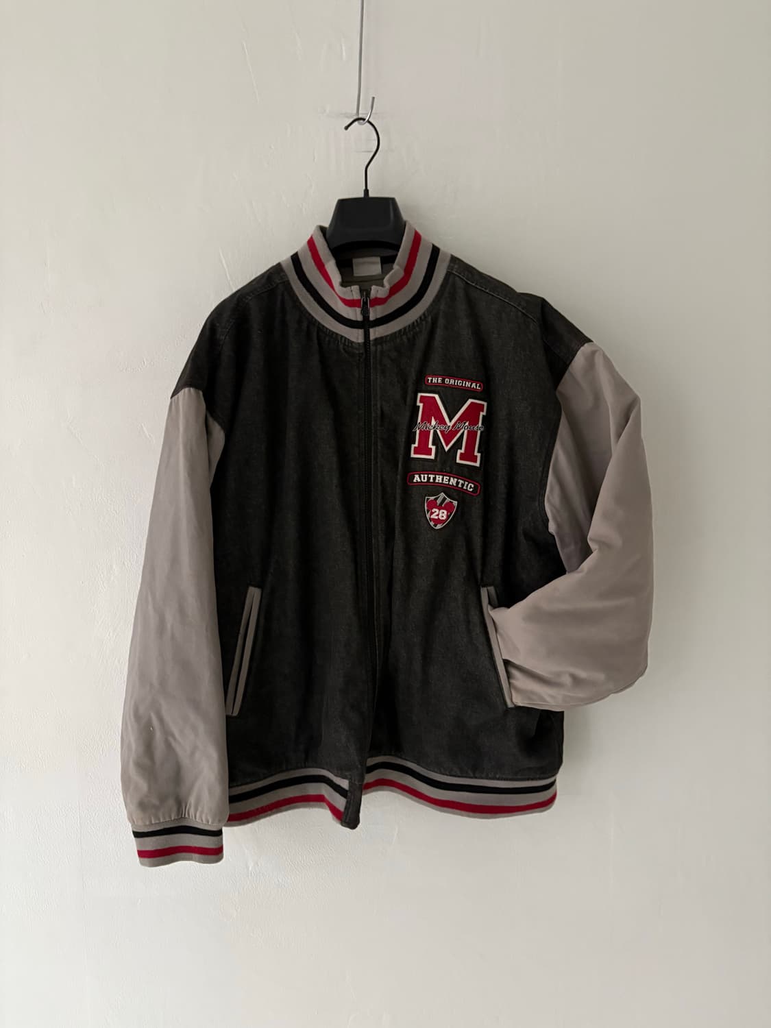 90‘s Disney Mickey Varsity Jacket 상품이미지2
