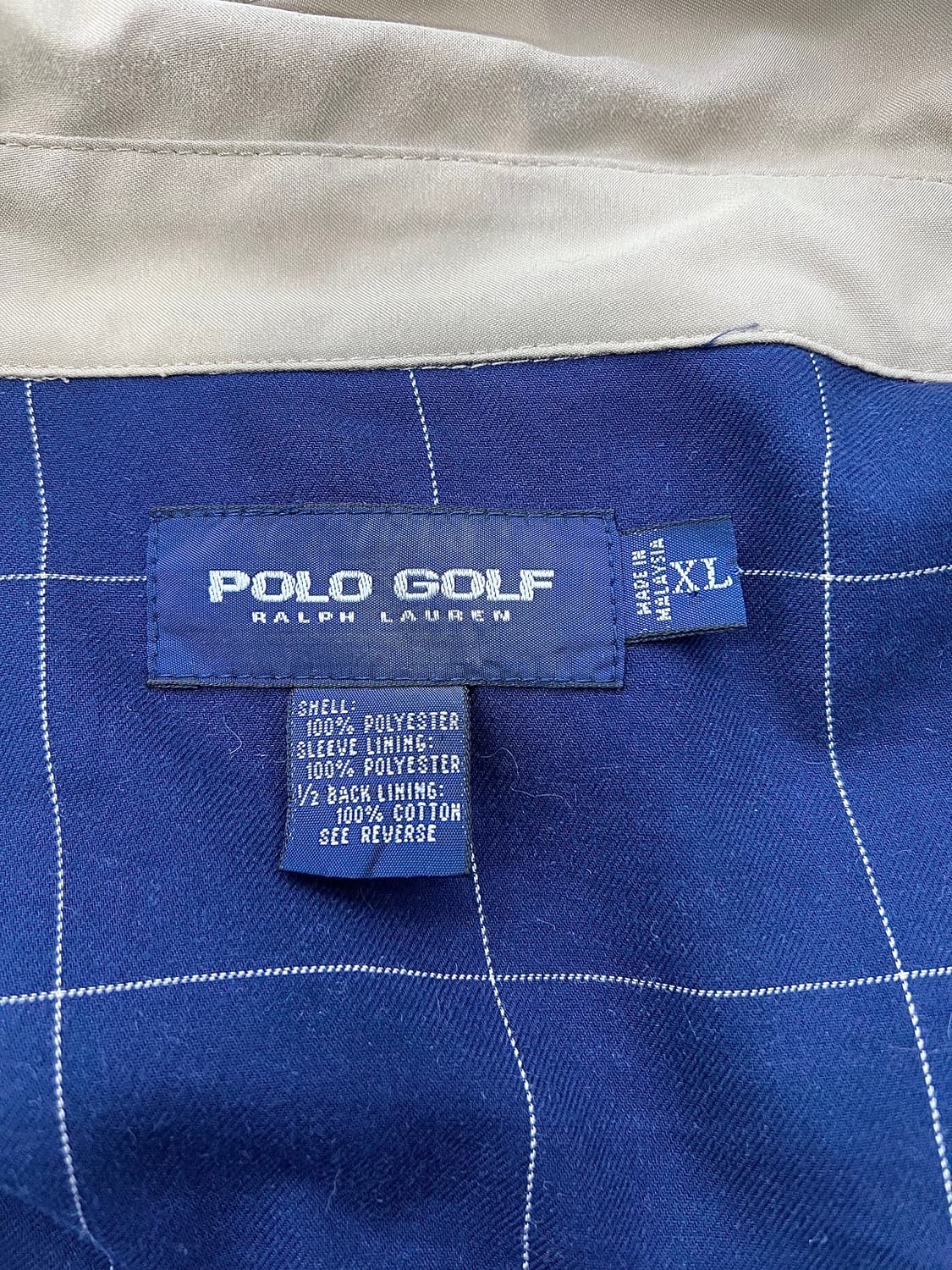 폴로 랄프로렌 골프 베이지 트윌 바라쿠타 자켓 상품이미지7