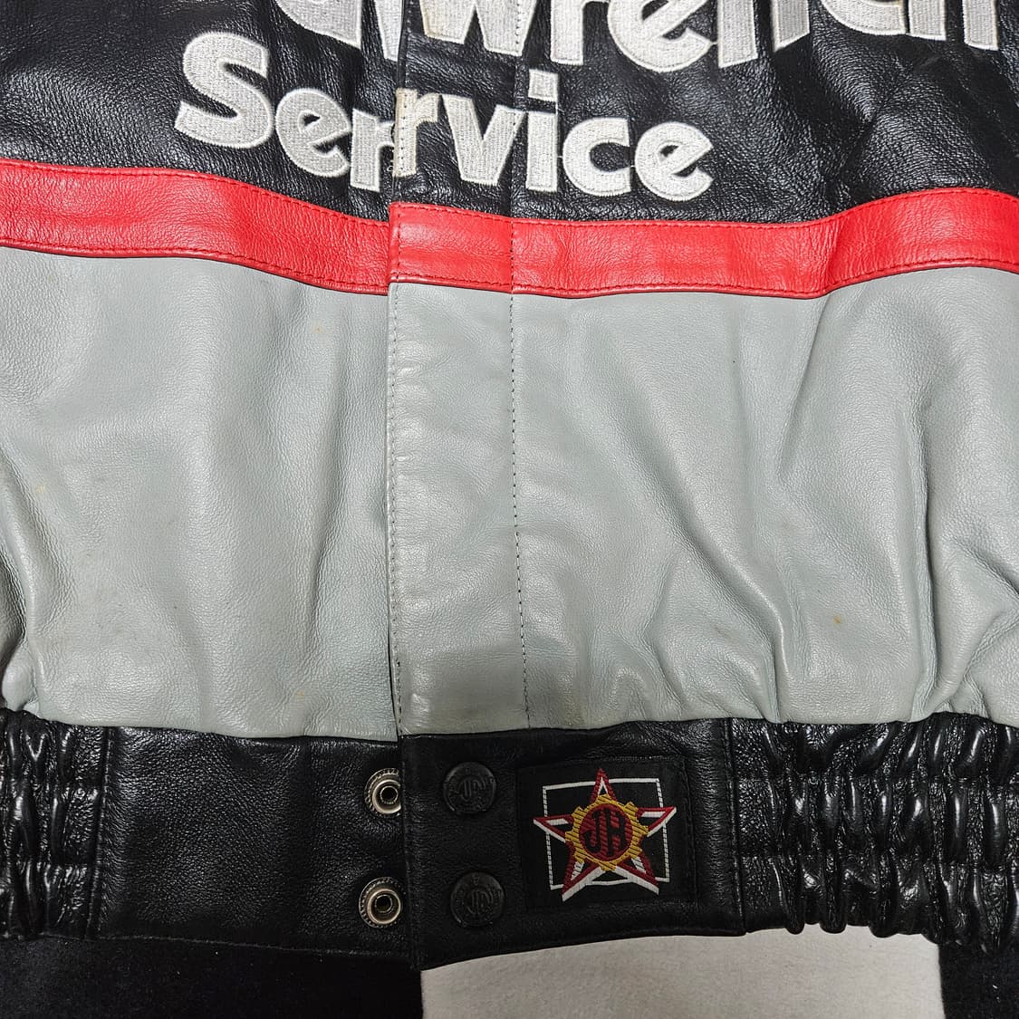 빈티지 나스카 레이싱 레더자켓 굿렌치 케빈하빅 XL 상품이미지6