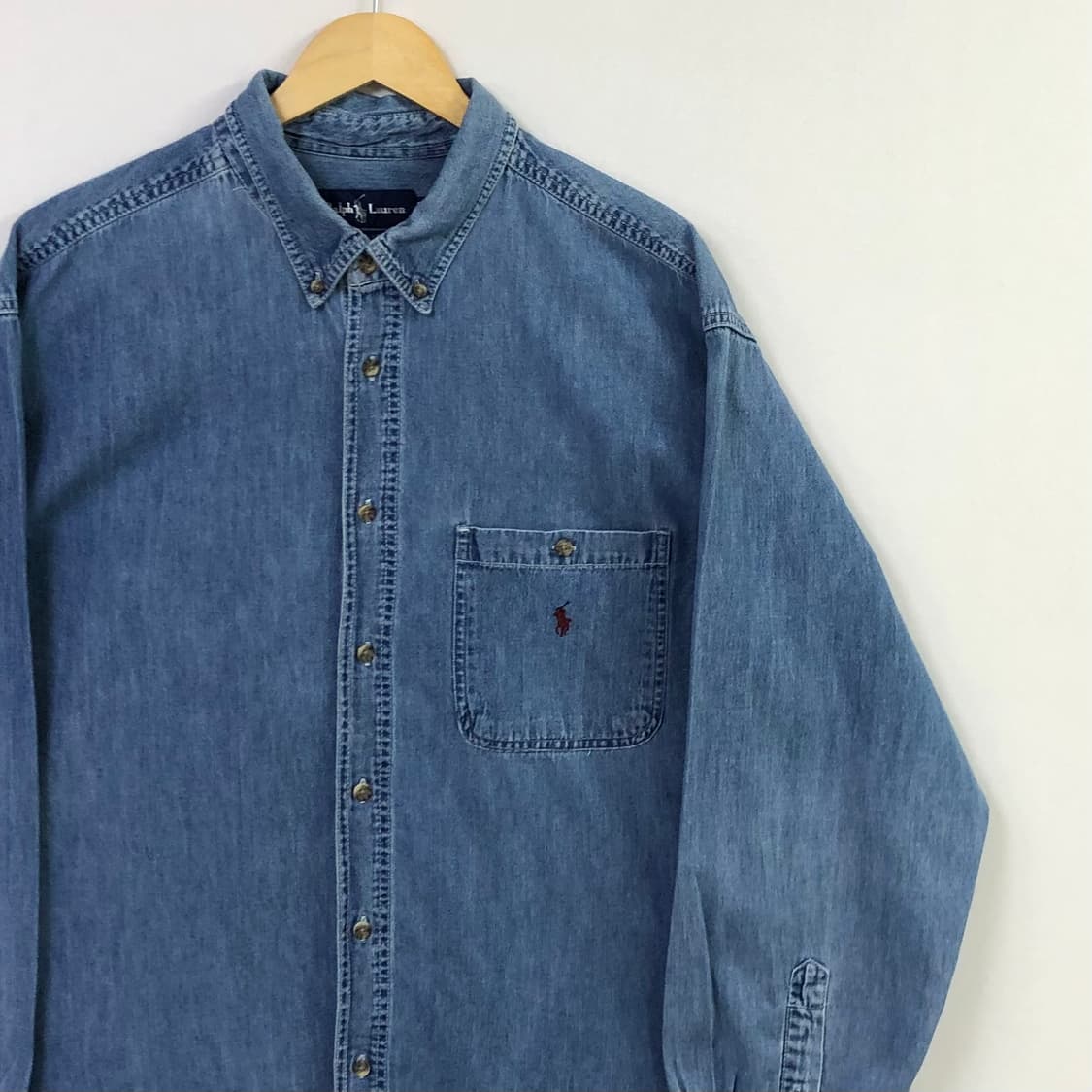 Xxl 폴로 데님 셔츠 상품이미지1