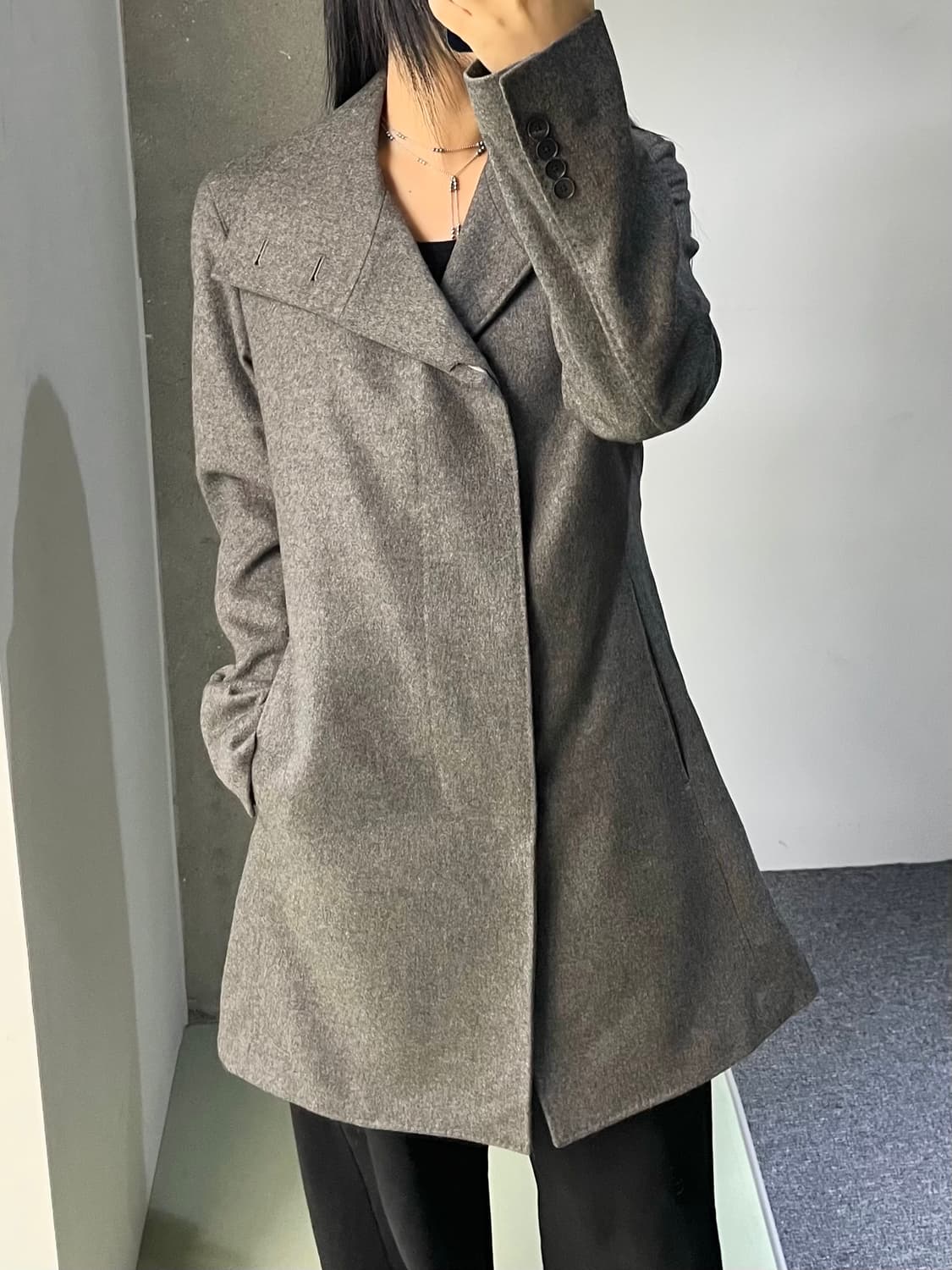 아티잔 100% 캐시미어 울 코트 상품이미지2