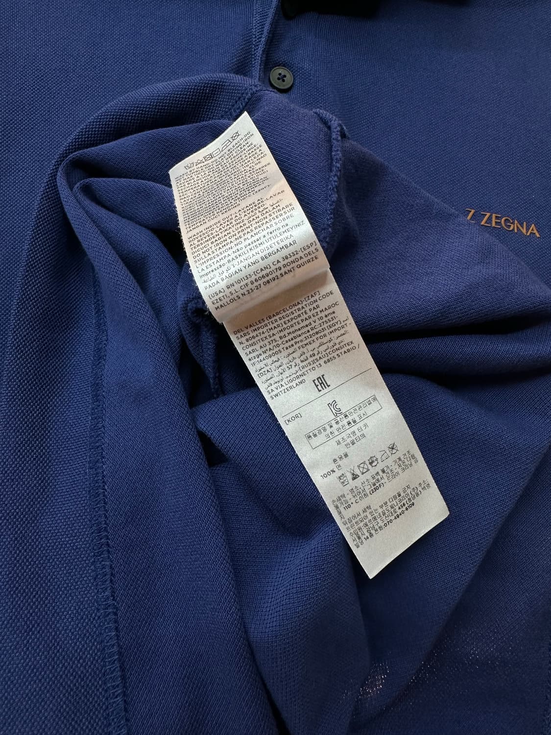 L/ 제냐 ZEGNA 피케 폴로 반팔 상품이미지8