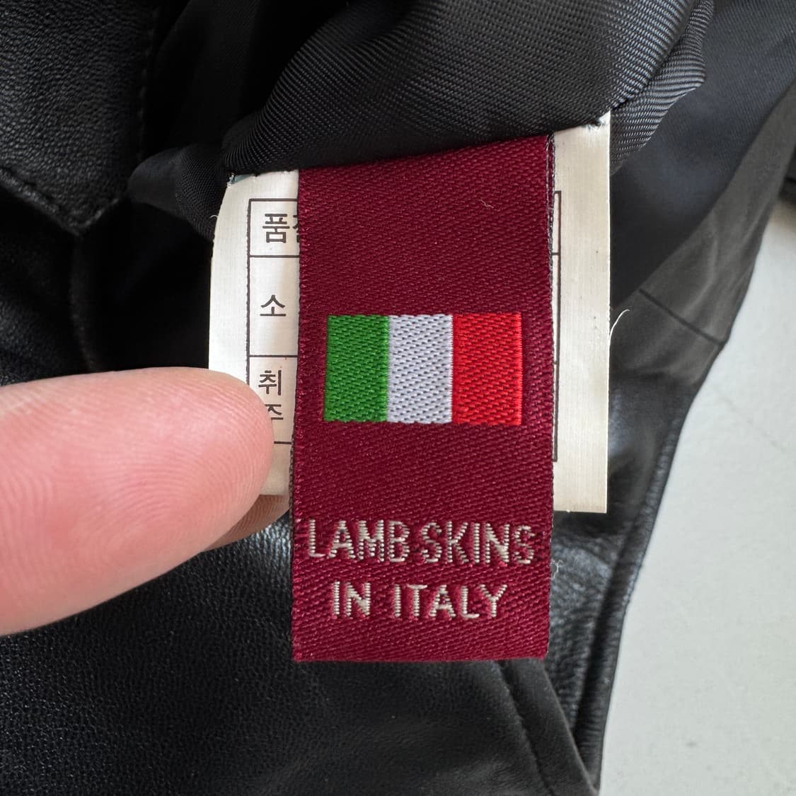 사선 바이커 멀티지퍼 리얼레더 이태리 램스킨 라이더 가죽자켓 상품이미지9