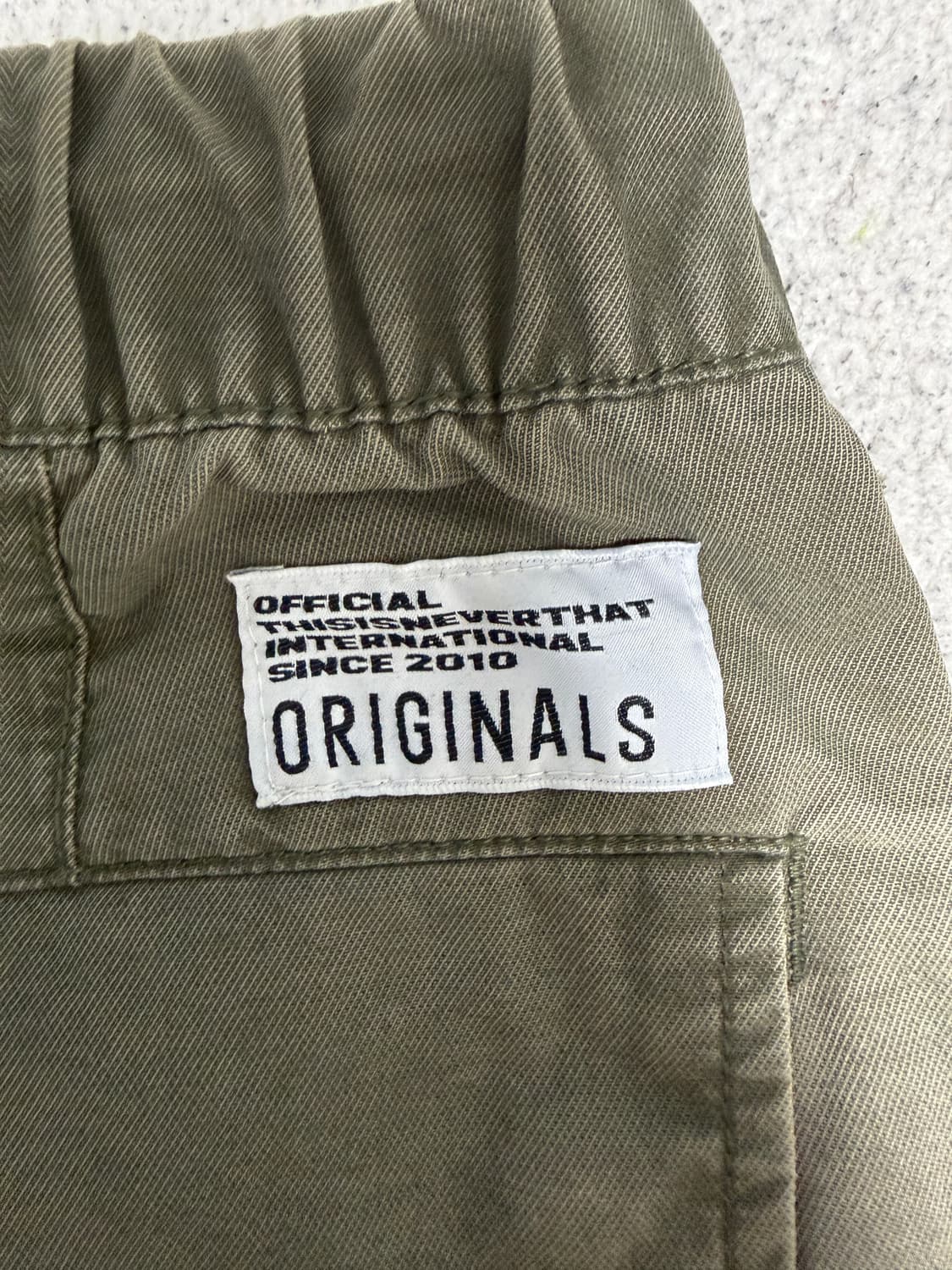 (M) 디스이즈네버댓 BDU 팬츠 카키 상품이미지5