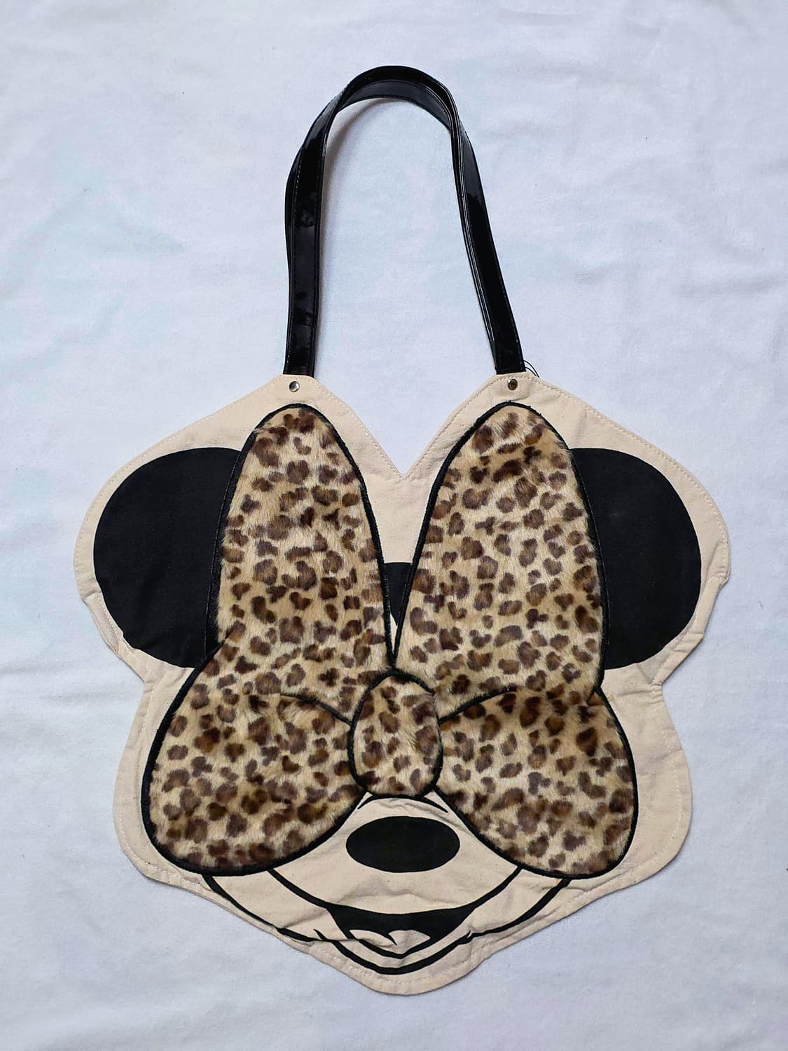 호피 리본 미니마우스 토트백 상품이미지1