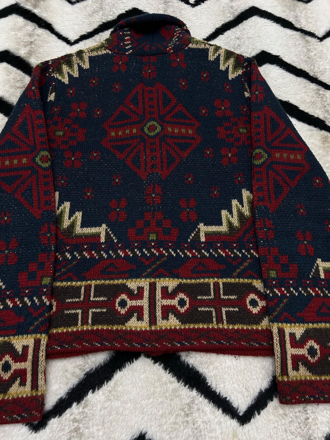 [M]데님앤서플라이 랄프로렌 아즈텍 니트가디건 상품이미지4