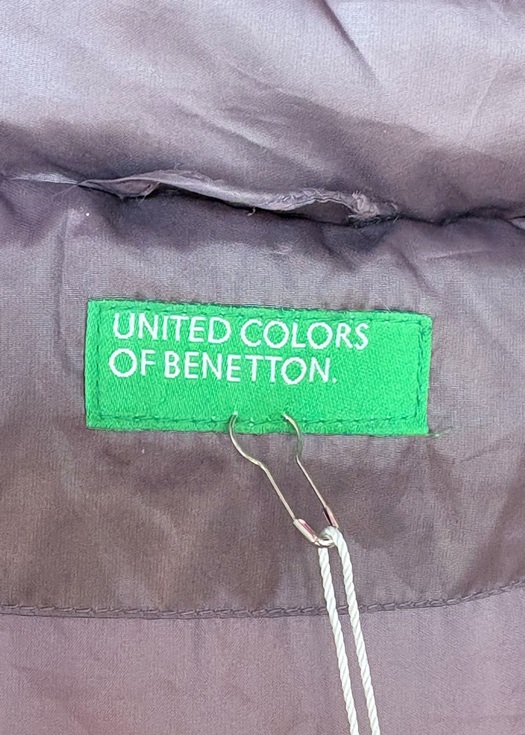 베네통 퍼플 더블버튼 미디패딩 상품이미지8
