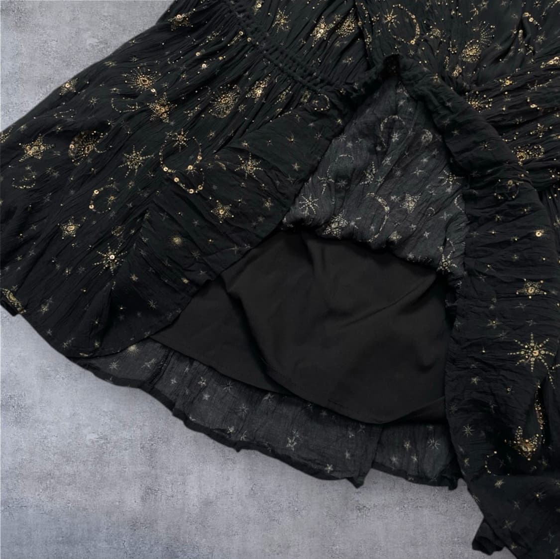 올세인츠 Allsaints 블랙 이소벨라 셀렌 비즈 원피스 EU34 상품이미지7